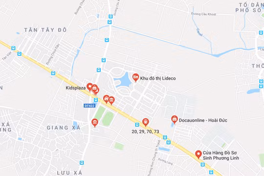 Khu đô thị dầu khí Đức Giang sẽ nằm tại xã Đức Giang và thị trấn Trạm Trôi, huyện Hoài Đức.