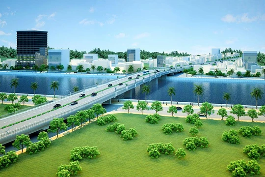 Cienco4 được chọn là nhà đầu tư cho dự án xây dựng Cầu Hiếu 2 và đường hai đầu cầu, thị xã Thái Hòa theo hình thức hợp đồng BT/ Ảnh: cienco4.vn