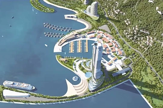 Tổ hợp khách sạn nghỉ dưỡng cao cấp Vân Cảng là phân khu 8 thuộc Dự án Con đường di sản Vân Đồn, do Công ty CP Vân Đồn Heritage Road thực hiện.