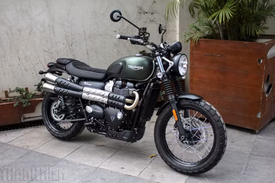 Chiếc Triumph Street Scrambler 2017 đầu tiên về Việt Nam 