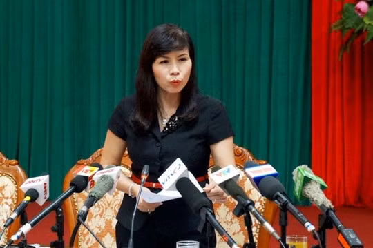 Bà Lê Mai Trang, Phó chủ tịch UBND quận Thanh Xuân. Ảnh: Báo Chất lượng Việt Nam