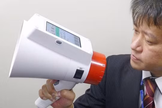 Chiếc loa đặc biệt của Panasonic. (Nguồn: KYODO)