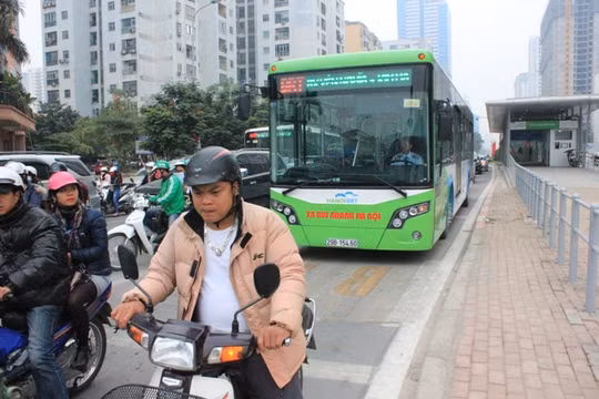 Theo quy hoạch đến năm 2030 Hà Nội sẽ có 8 tuyến buýt nhanh BRT.