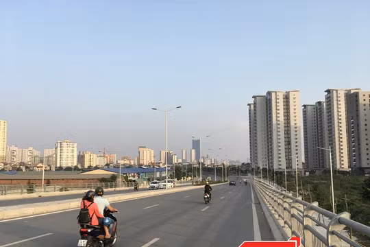 Tuyến đường Lê Đức Thọ đến KĐTM Xuân Phương đã hoàn thành vào năm 2017 - Ảnh: Q.V