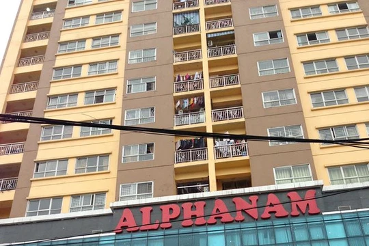 Nhiều sai phạm phát hiện tại dự án Sakura Tower, 47 Vũ Trọng Phụng/ Ảnh: Tiền Phong