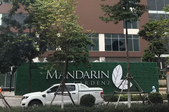 Công trình "Mandarin Garden 2" của Công ty Cổ phần Đầu tư và dịch vụ Hà Nội - thành viên của Tập đoàn Hòa Phát. Ảnh: Nguyễn Hiếu