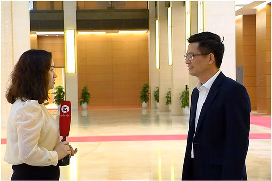 Cục trưởng Cục TSVTĐ Lê Văn Tuấn, trả lời PV báo chí. Ảnh Mic