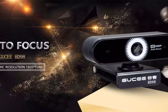 Gucee HD 98- mẫu webcam giá rẻ, đáp ứng tốt nhu cầu học tập và làm việc trực tuyến