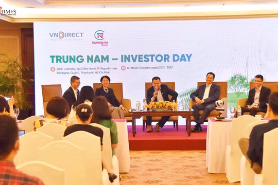 Buổi tọa đàm "Trung Nam Investor Day 2022" do Trungnam Group tổ chức ngày 3/11