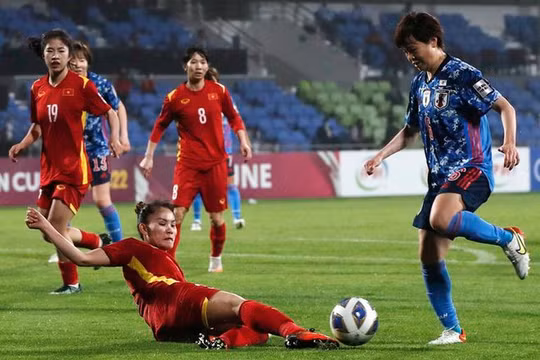 Tuyển nữ Việt Nam thua đậm Nhật Bản