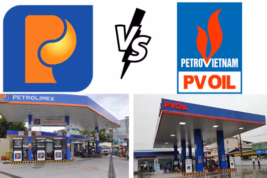 Lợi nhuận trái ngược của hai ông lớn bán lẻ xăng dầu