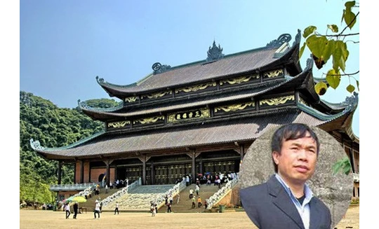 "Đại gia" Nguyễn Xuân Trường, chủ DN đầu tư xây dựng Khu du lịch sinh thái Tràng An - Chùa Bái Đính.