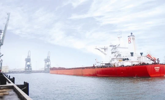 Khu liên hợp gang thép và cụm cảng nước sâu Sơn Dương do tập đoàn Formosa đầu tư tại Hà Tĩnh. Ảnh: hatinh.gov.vn