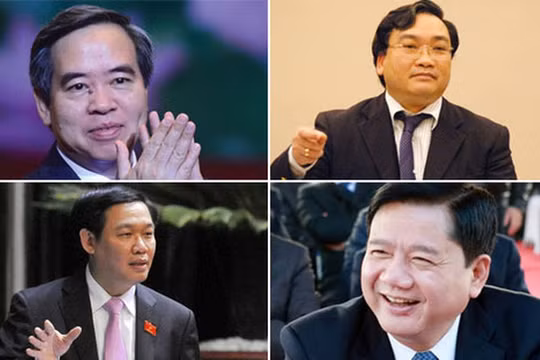 Ông Nguyễn Văn Bình, ông Hoàng Trung Hải, ông Vương Đình Huệ, ông Đinh La Thăng.