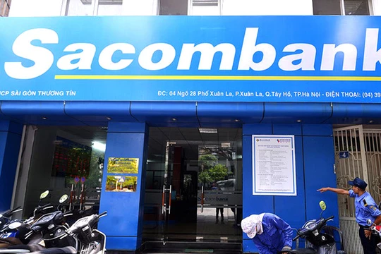 400 triệu cổ phiếu liên quan đến thương vụ sáp nhập Sacombank - Southern Bank hiện vẫn chưa được niêm yết. Ảnh: NC st