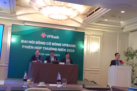 ĐHCĐ VPBank: Chốt cổ tức 13,07% nhưng không trả bằng tiền mặt