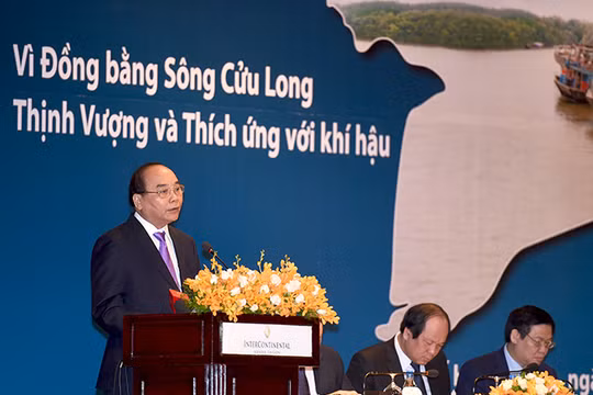 Thủ tướng Chính phủ Nguyễn Xuân Phúc đã dự và phát biểu tại Diễn đàn Đồng bằng sông Cửu Long 2016.