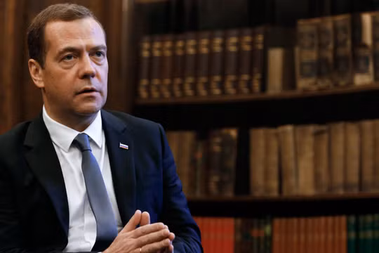 Thủ tướng Nga Dmitry Medvedev.
