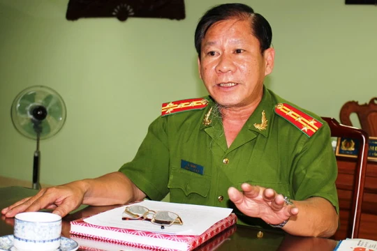 Đại tá Lê Tấn Bửu - Ảnh: Hoàng Lộc