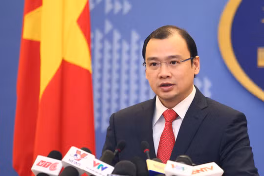 Người phát ngôn Bộ Ngoại giao Việt Nam Lê Hải Bình - Ảnh: Nguyễn Khánh