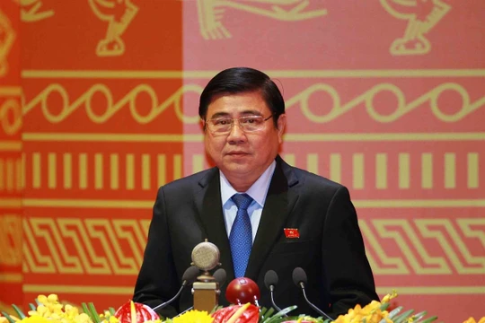 ông Nguyễn Thành Phong, Ủy viên Ban Chấp hành Trung ương Đảng, Phó Bí thư Thành ủy, Chủ tịch UBND thành phố Hồ Chí Minh nhiệm kỳ 2016- 2021.