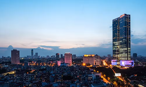 Lotte Center hiện là tòa nhà cao thứ hai tại Hà Nội. Ảnh: Lotte