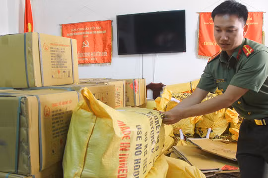 Lượng thuốc nổ 'khủng' bị thu giữ