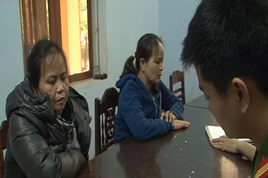 Các đối tượng bị công an bắt giữ. Ảnh do công an cung cấp