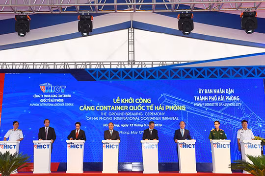 Khởi công Cảng container quốc tế Hải Phòng