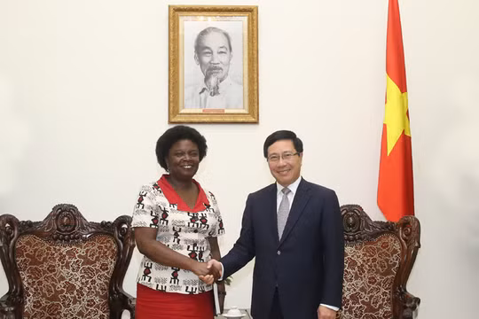 Phó Thủ tướng Phạm Bình Minh tiếp Phó Chủ tịch WB. Ảnh: VGP/Hải Minh