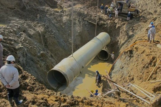 Nhà thầu Trung Quốc trúng thầu dự án đường ống nước sông Đà mới
