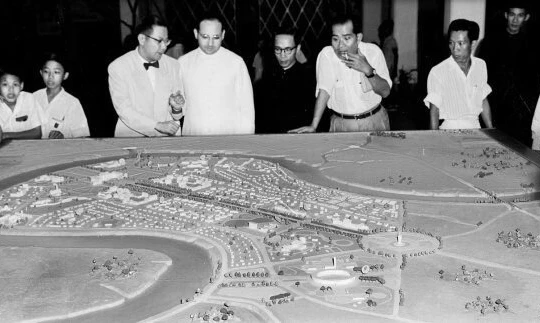 Khu Thủ Thiêm được quy hoạch từ thời Ngô Đình Diệm (1955-1963) nhưng không thực hiện được - Ảnh tư liệu