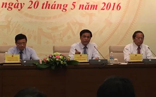 Hội đồng Bầu cử Quốc gia họp báo về công tác chuẩn bị cho ngày bầu cử đại biểu Quốc hội khoá 14 