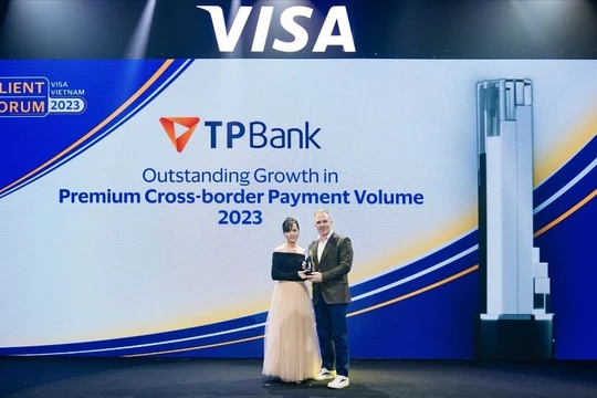 TPBank dẫn đầu tăng trưởng doanh số giao dịch thẻ Visa năm 2023