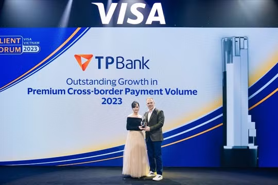 TPBank dẫn đầu tăng trưởng doanh số giao dịch thẻ Visa năm 2023