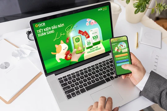 OCB dành hơn 50.000 quà tặng cho khách hàng gửi tiết kiệm trực tuyến 