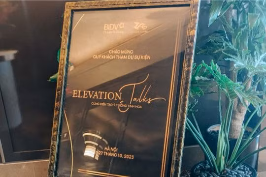 Elevation Talks: Chuỗi sự kiện về đầu tư chuyên biệt cho giới tinh hoa