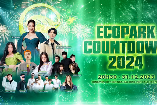 Cháy hết mình với đại tiệc âm thanh, ánh sáng và pháo hoa tại Ecopark Countdown 2024