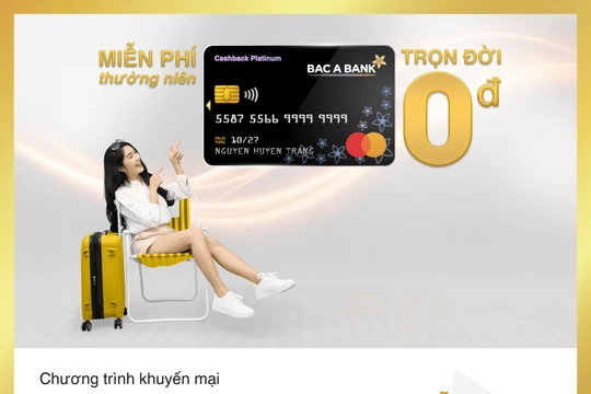 Bac A Bank miễn nhiều loại phí dành cho chủ thẻ tín dụng quốc tế