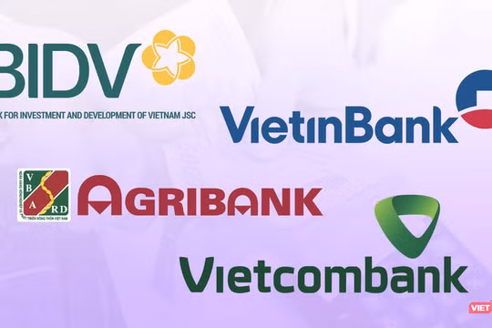 'Big 4' ngân hàng báo lãi khủng năm 2023