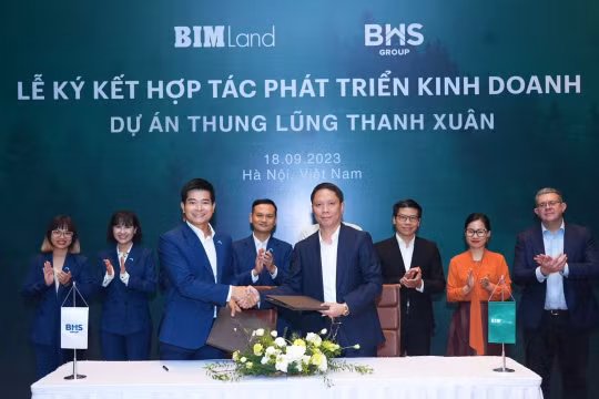 BIM Land bắt tay BHS Group phát triển kinh doanh thành phố thượng lưu trong lòng thung lũng