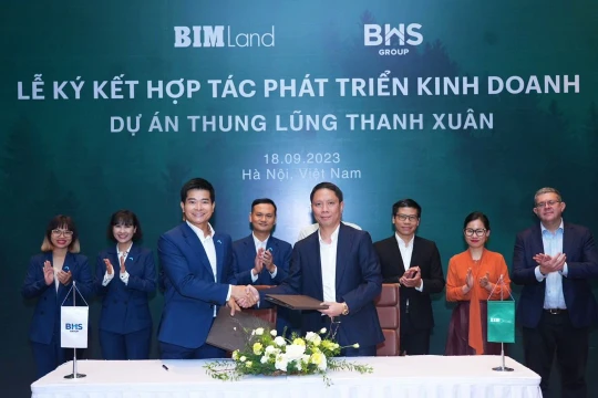 BIM Land bắt tay BHS Group phát triển kinh doanh thành phố thượng lưu trong lòng thung lũng