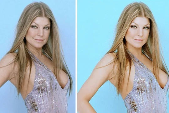 Nữ ca sỹ Fergie. 