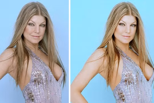 Nữ ca sỹ Fergie. 