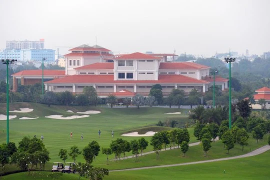 Sân golf Tân Sơn Nhất - Ảnh: Hữu Khoa