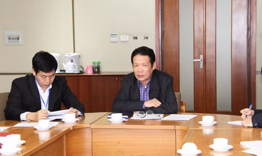 Thứ trưởng Hoàng Vĩnh Bảo chủ trì buổi làm việc