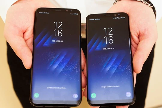 Samsung Galaxy S8 và S8+. Ảnh: Cnet