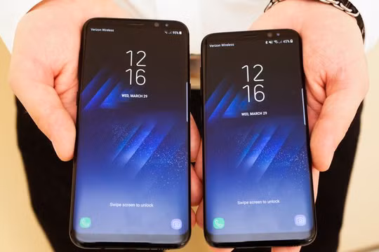 Samsung Galaxy S8 và S8+. Ảnh: Cnet