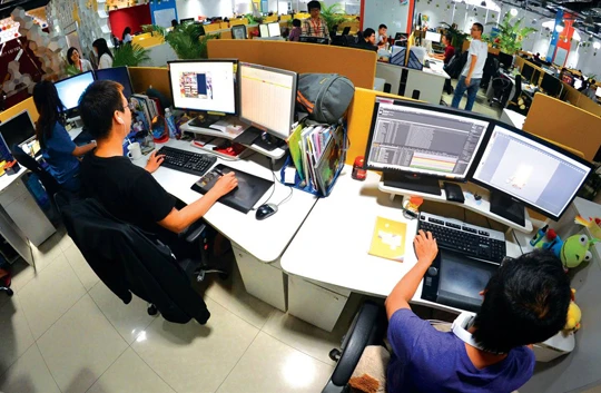 Trong 5 đến 10 năm tới, số lượng lao động trong ngành nội dung số ước chừng 1 triệu người. Ảnh minh hoạ: BKAP