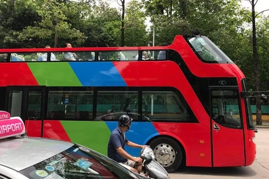 Đại diện công ty Beepro cho biết: Xe được thiết kế cho thị trường du lịch Việt Nam phát triển sản phẩm city tour. (ảnh: Tuấn Anh - Otofun)